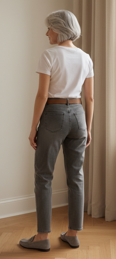 Jeans Maria noir du 38 au 50