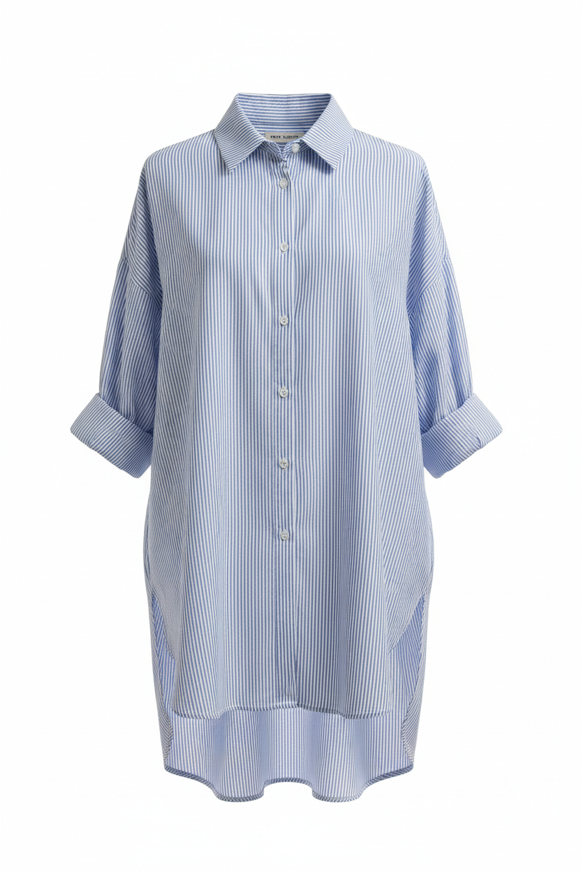 Chemisier Aeris Ciel oversize du 38 au 46/48