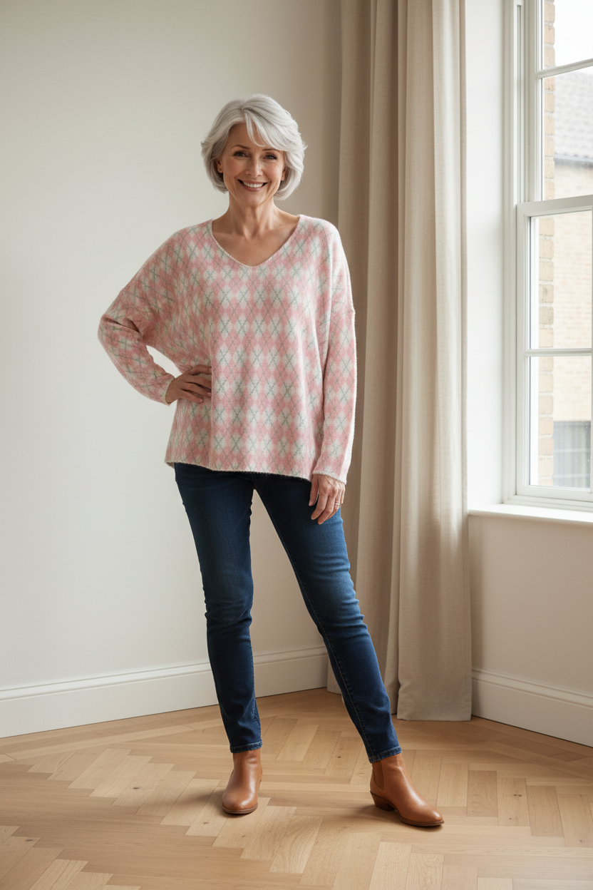 Pull Garance Rose valable du 38 au 44/46