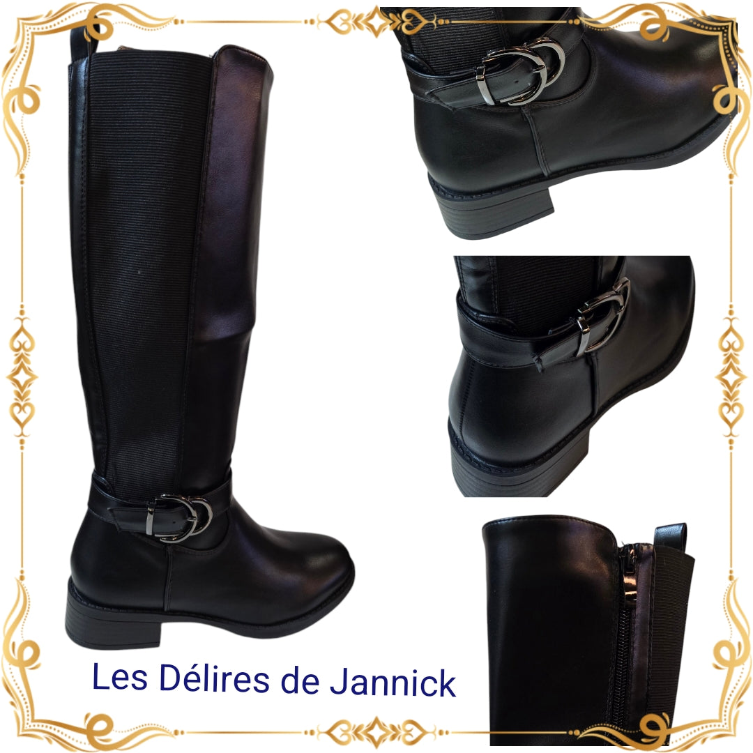 GIULLIA BOTTES NOIR du 36 au 41