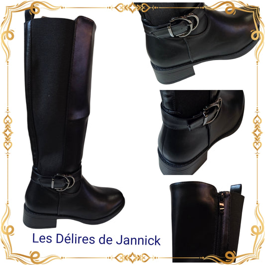 GIULLIA BOTTES NOIR du 36 au 41