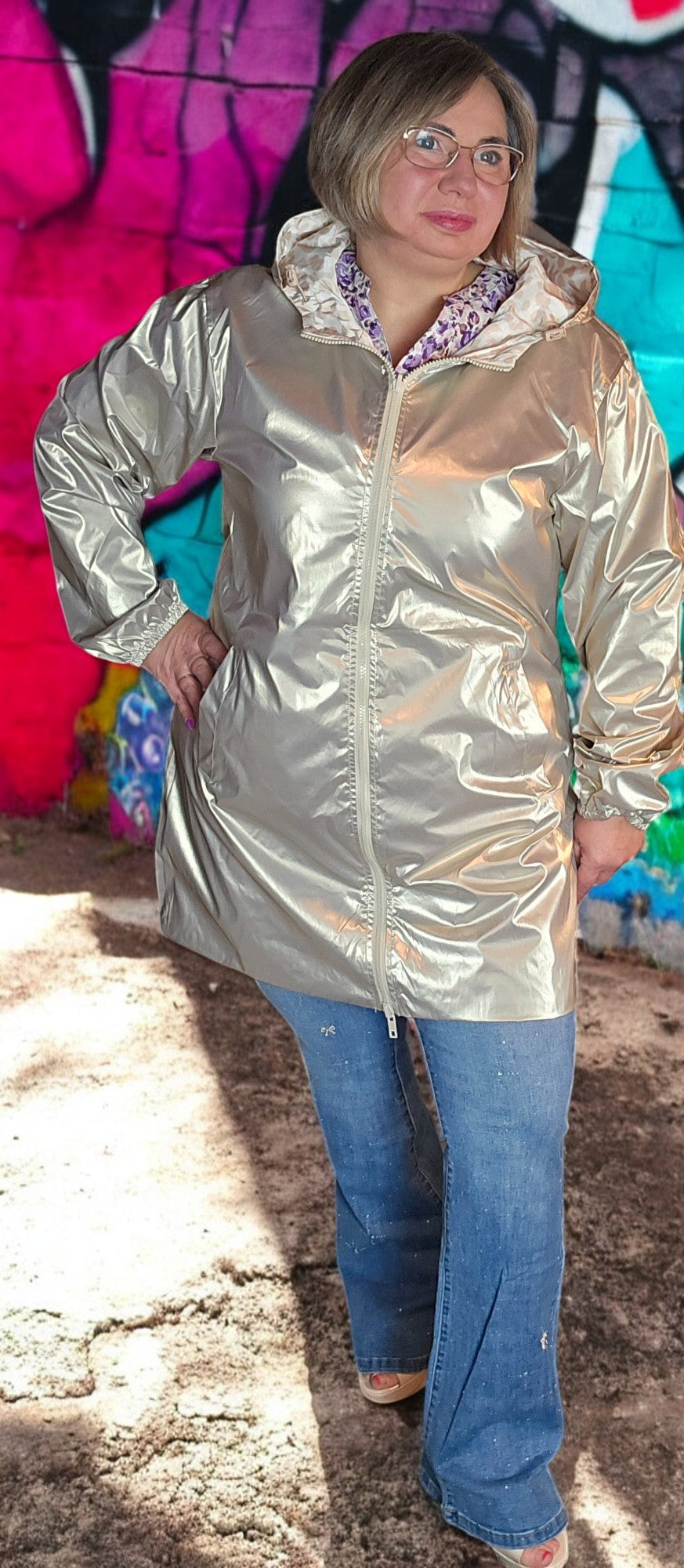 VESTE/PARKA reversible marque Escandelle