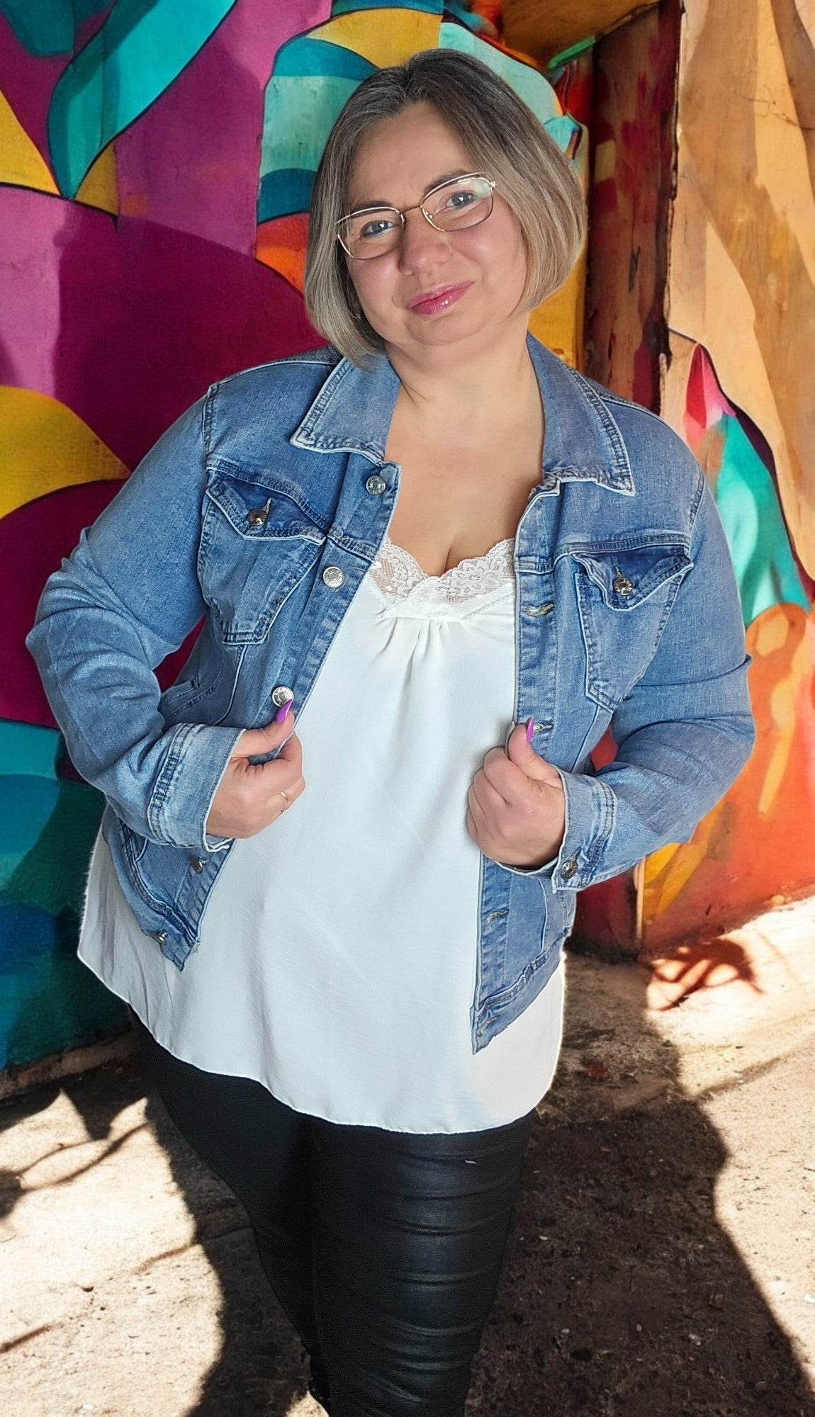 VALERIE Veste en jeans du 38 au 50