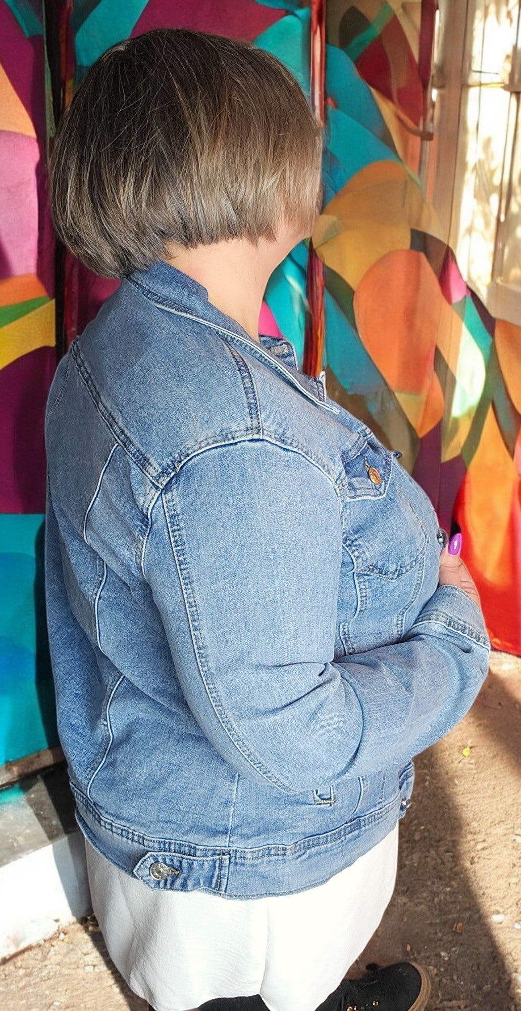 VALERIE Veste en jeans du 38 au 50