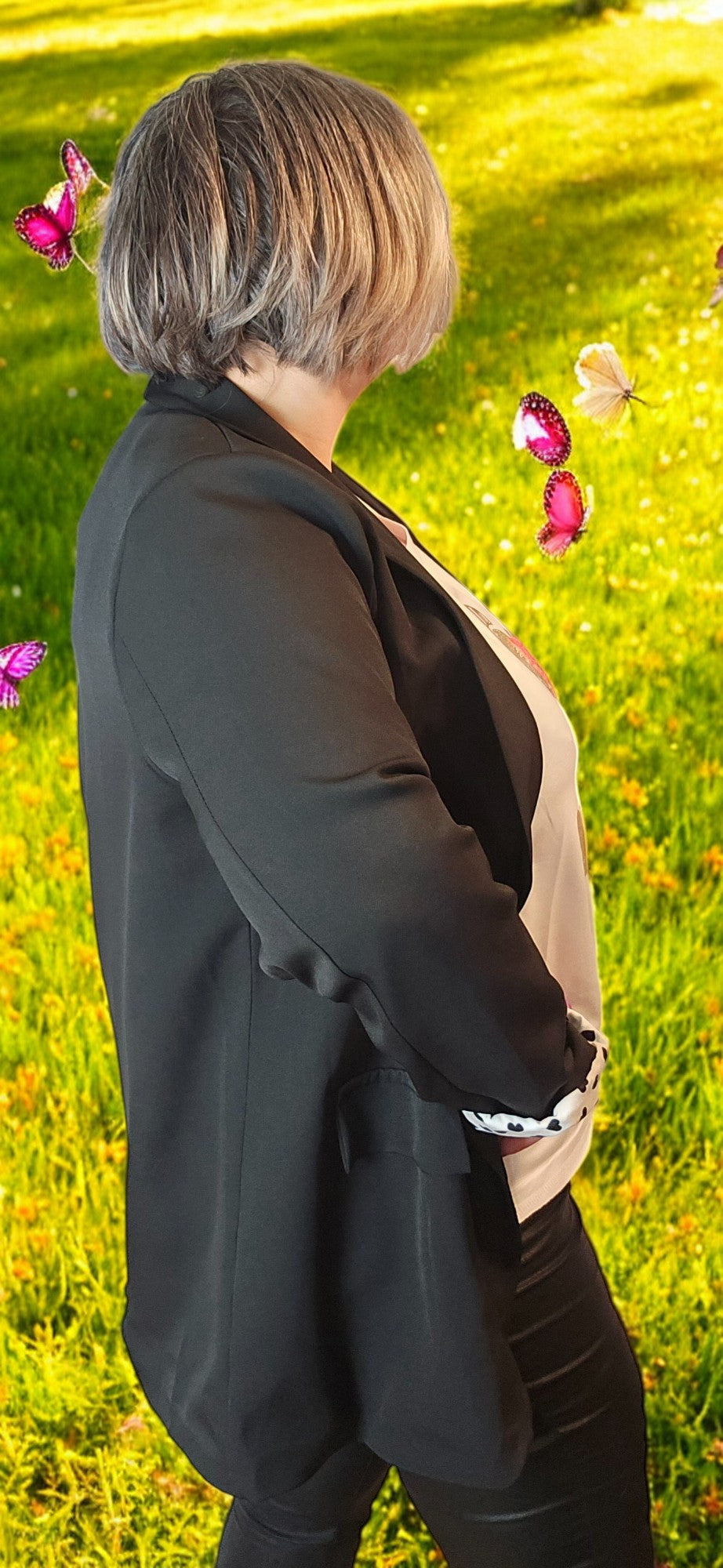 VALENTINE Blazer NOIR du 42 au 48