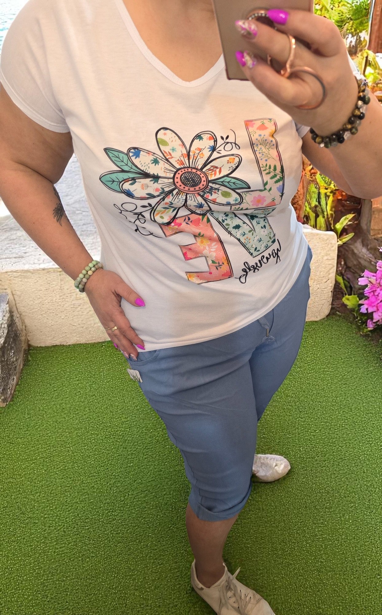 BLOUSE Love fleuri