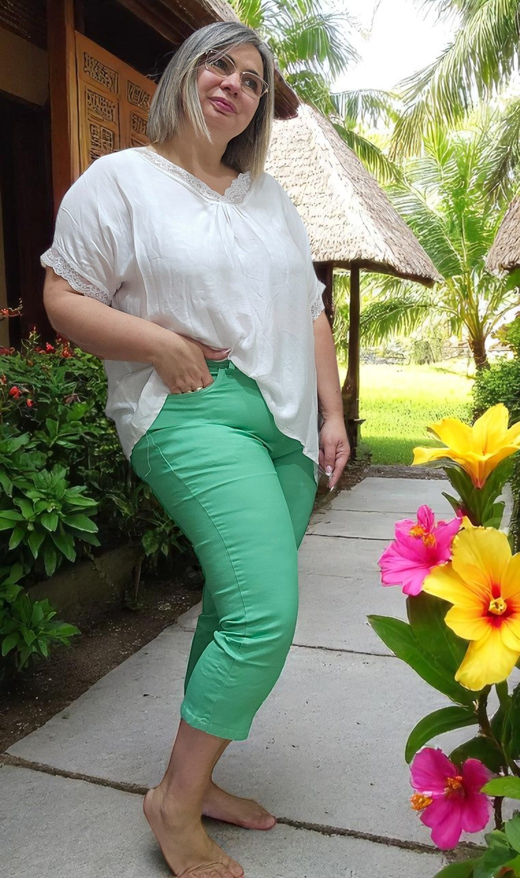 BLOUSE MAGGY BLANC