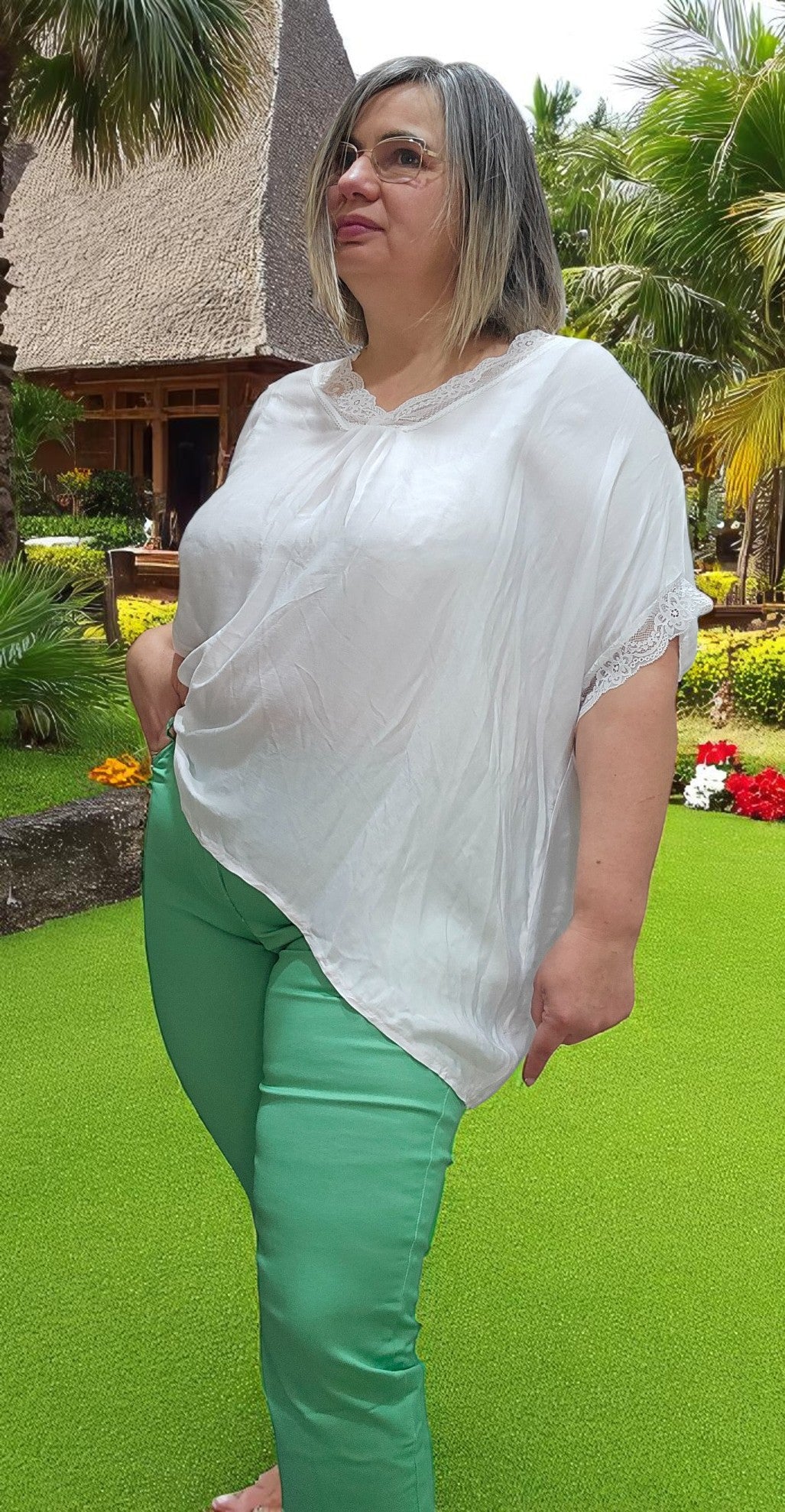 BLOUSE MAGGY BLANC