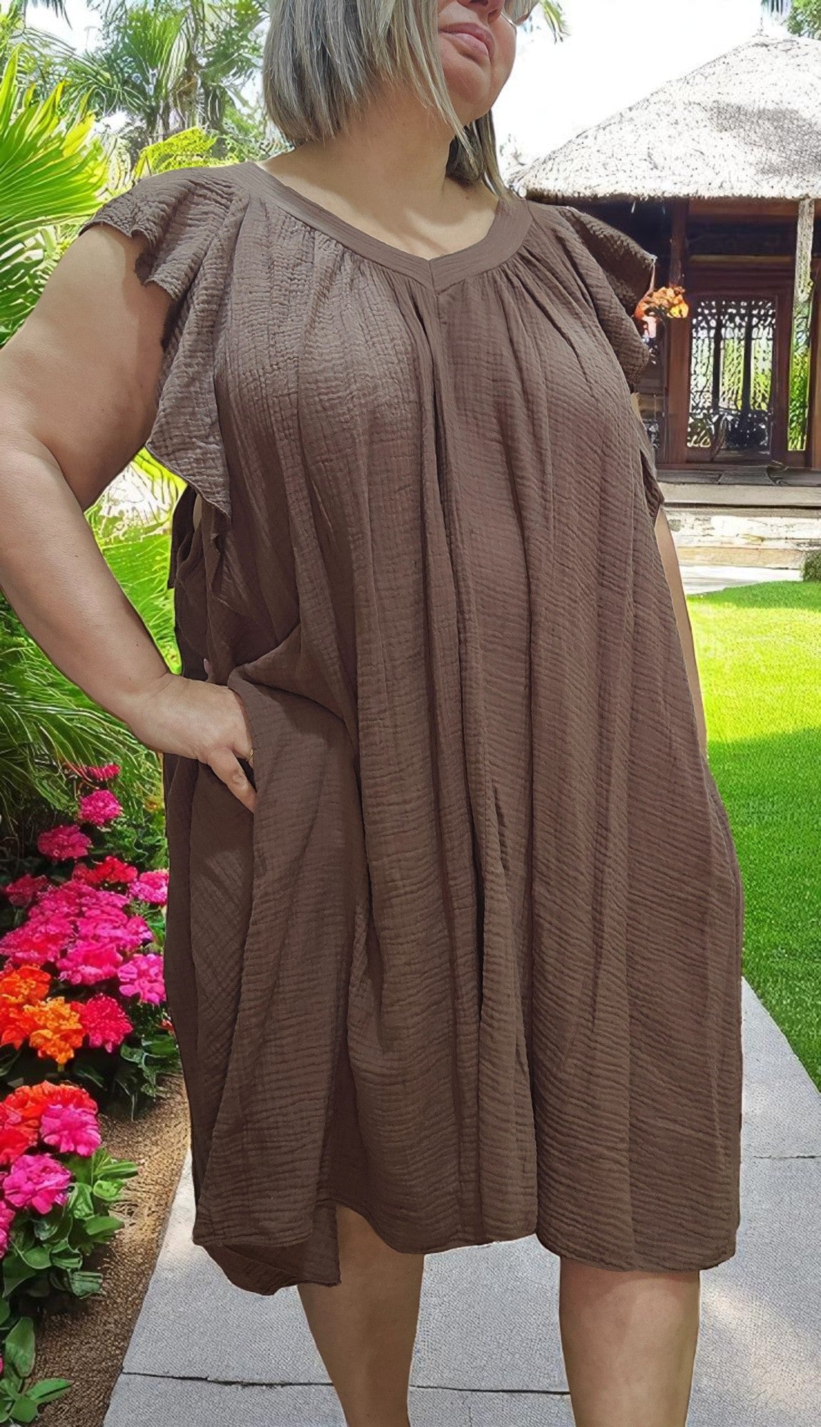 ROBE PERLA CHOCO