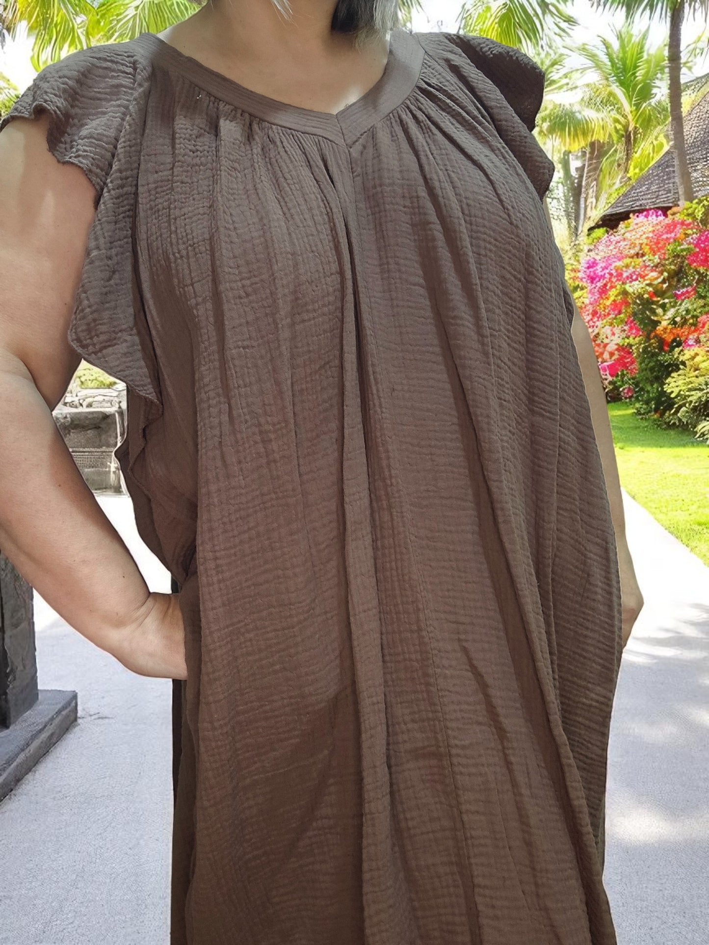 ROBE PERLA CHOCO