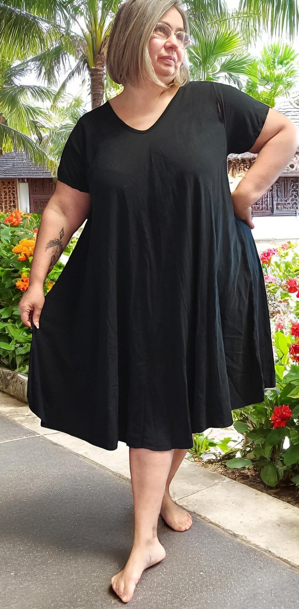 ROBE VIVIANE NOIR
