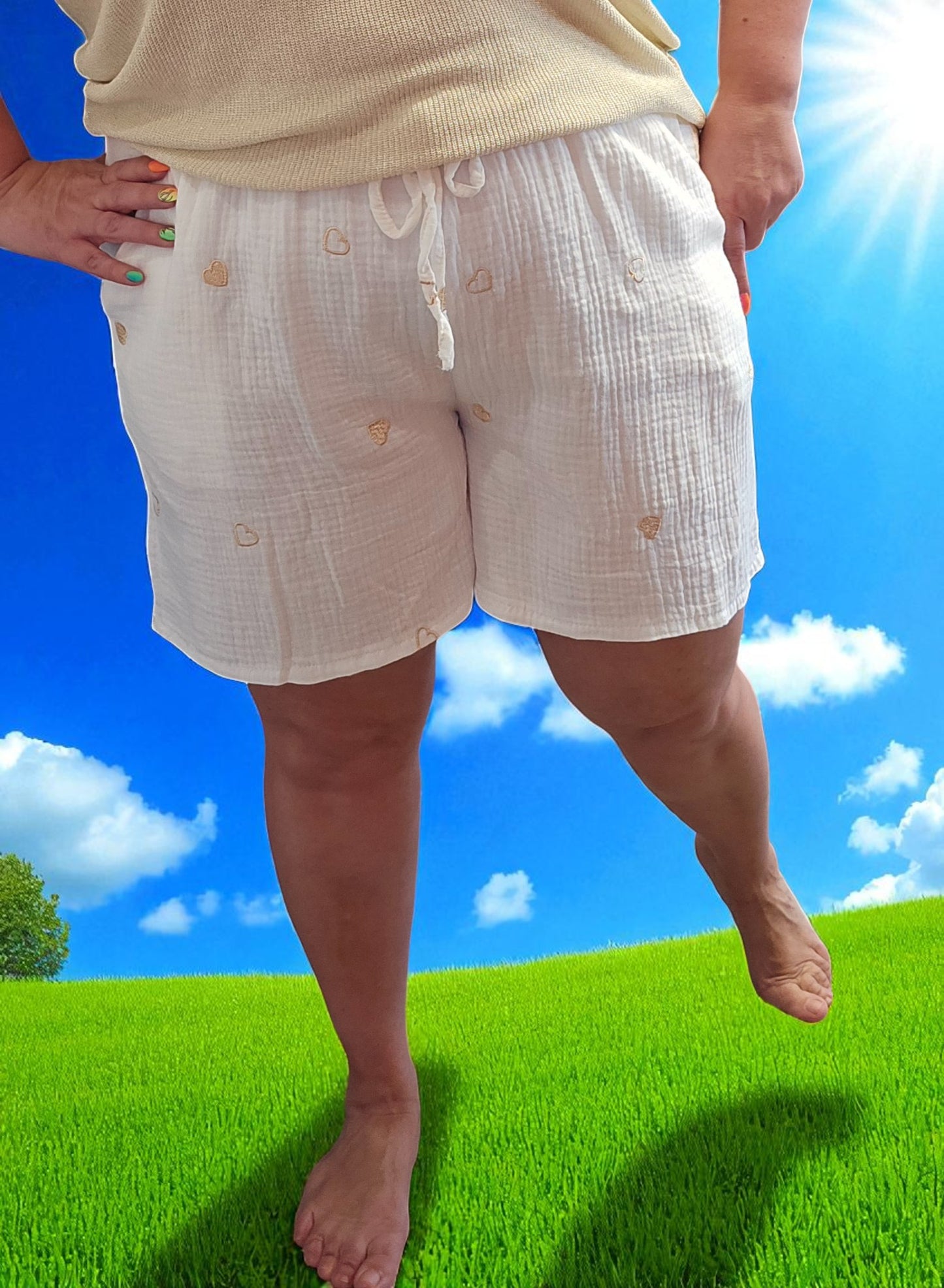 SHORT JENNY BLANC
