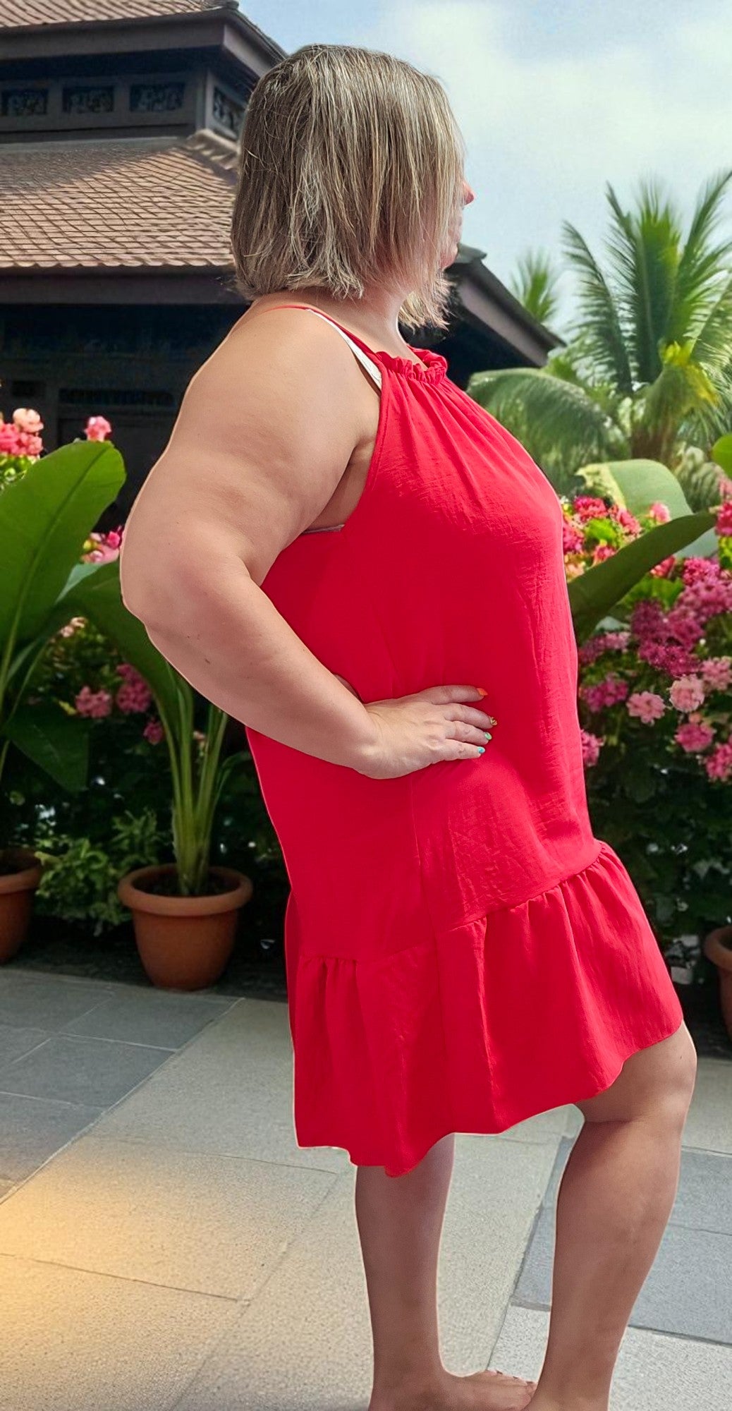 ROBE LEONIE ROUGE