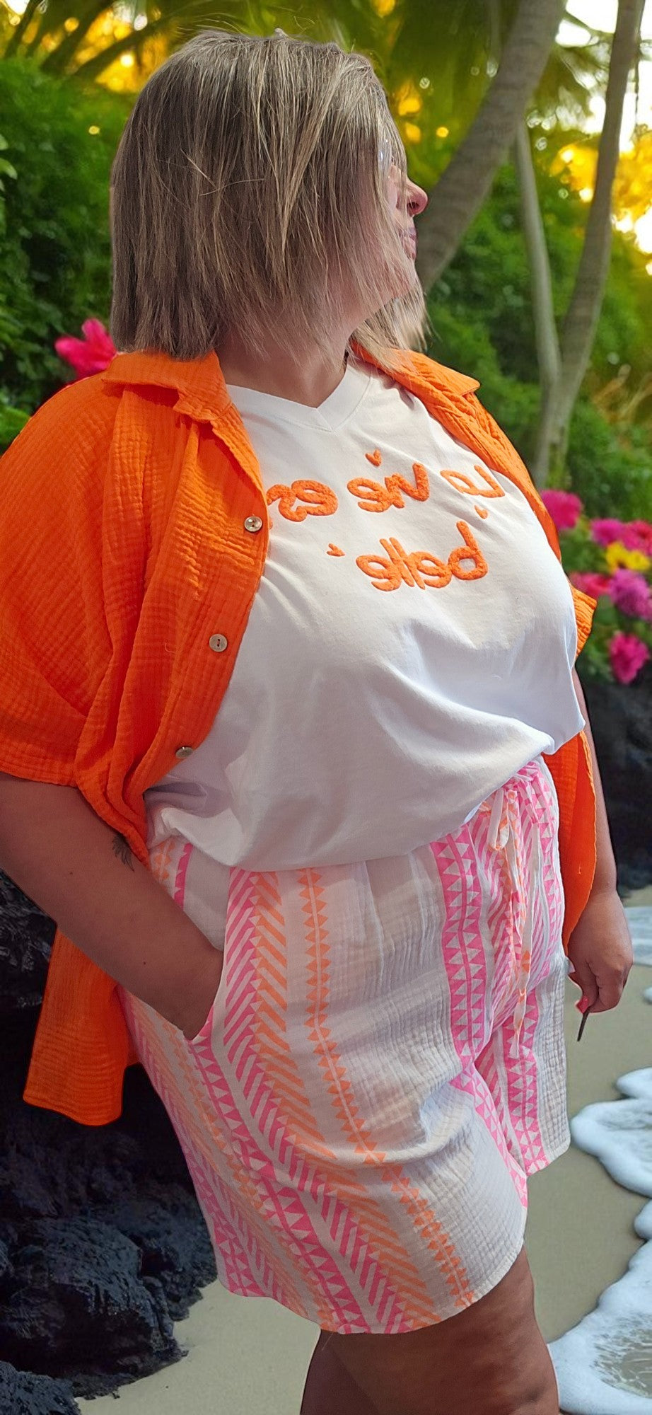 SHORT MAEL ORANGE