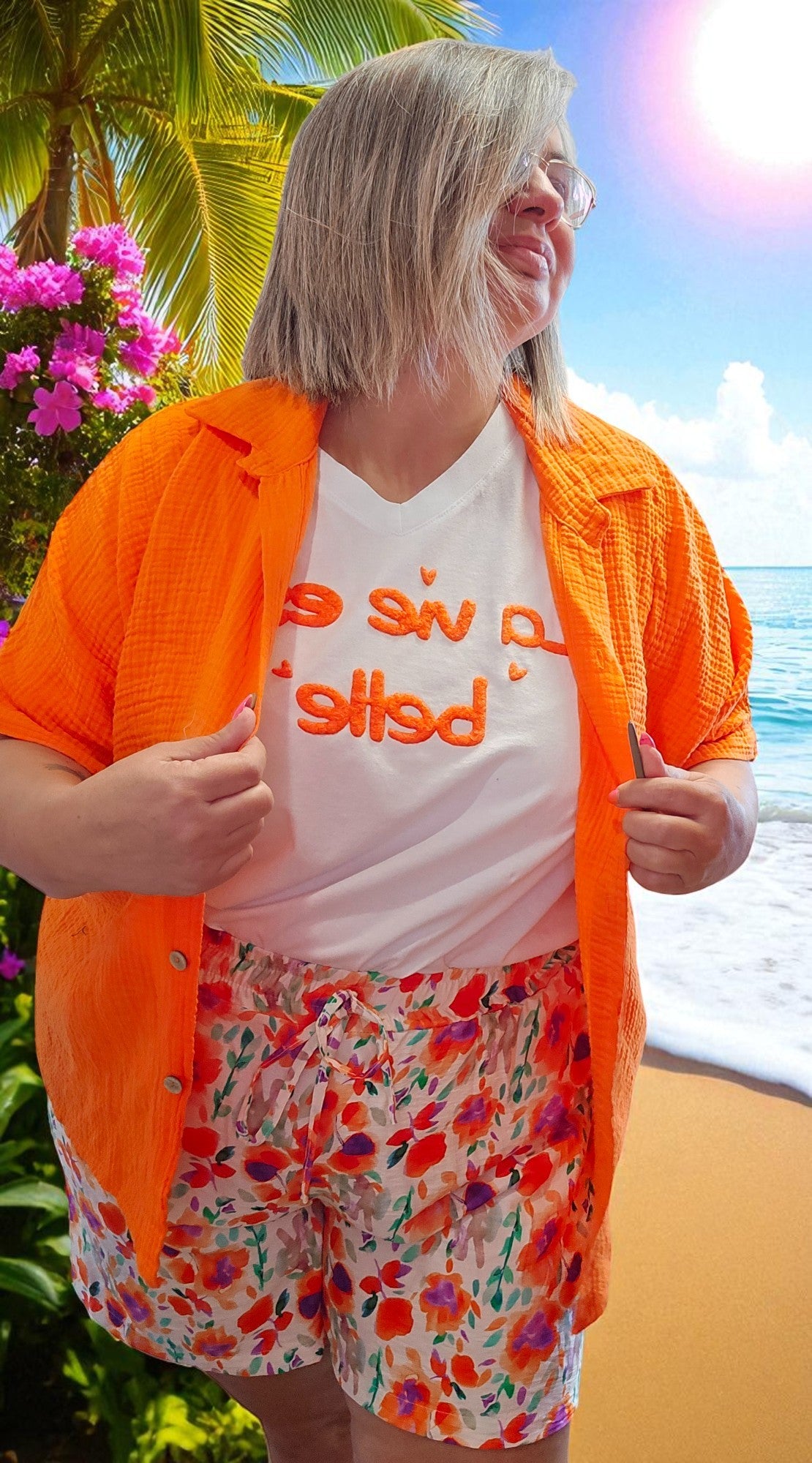 CHEMISE NOE ORANGE