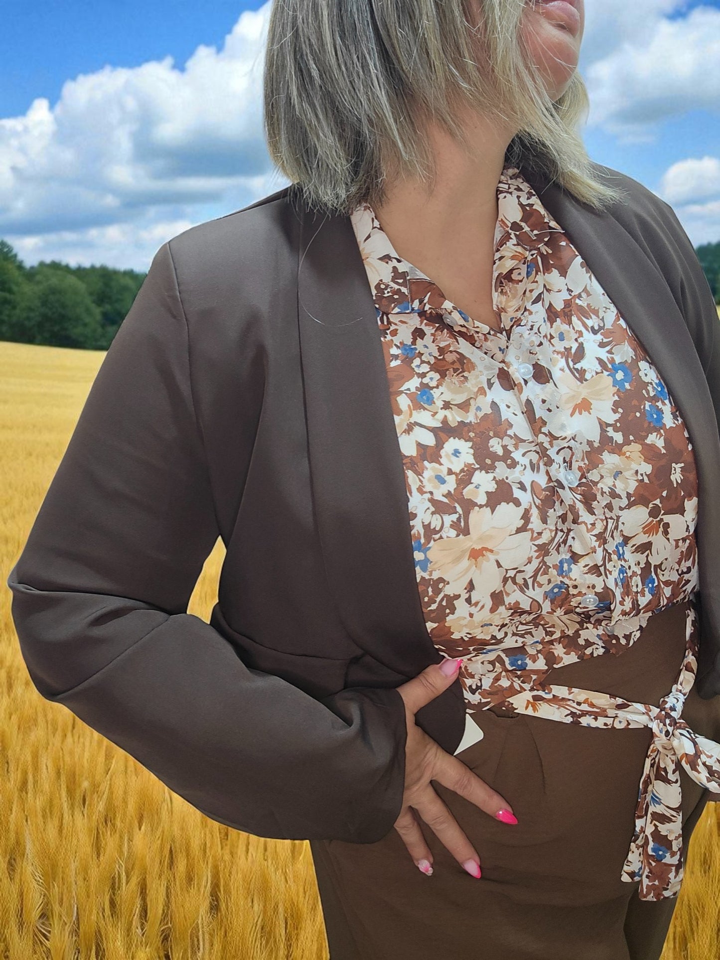VESTE LIYA CHOCO