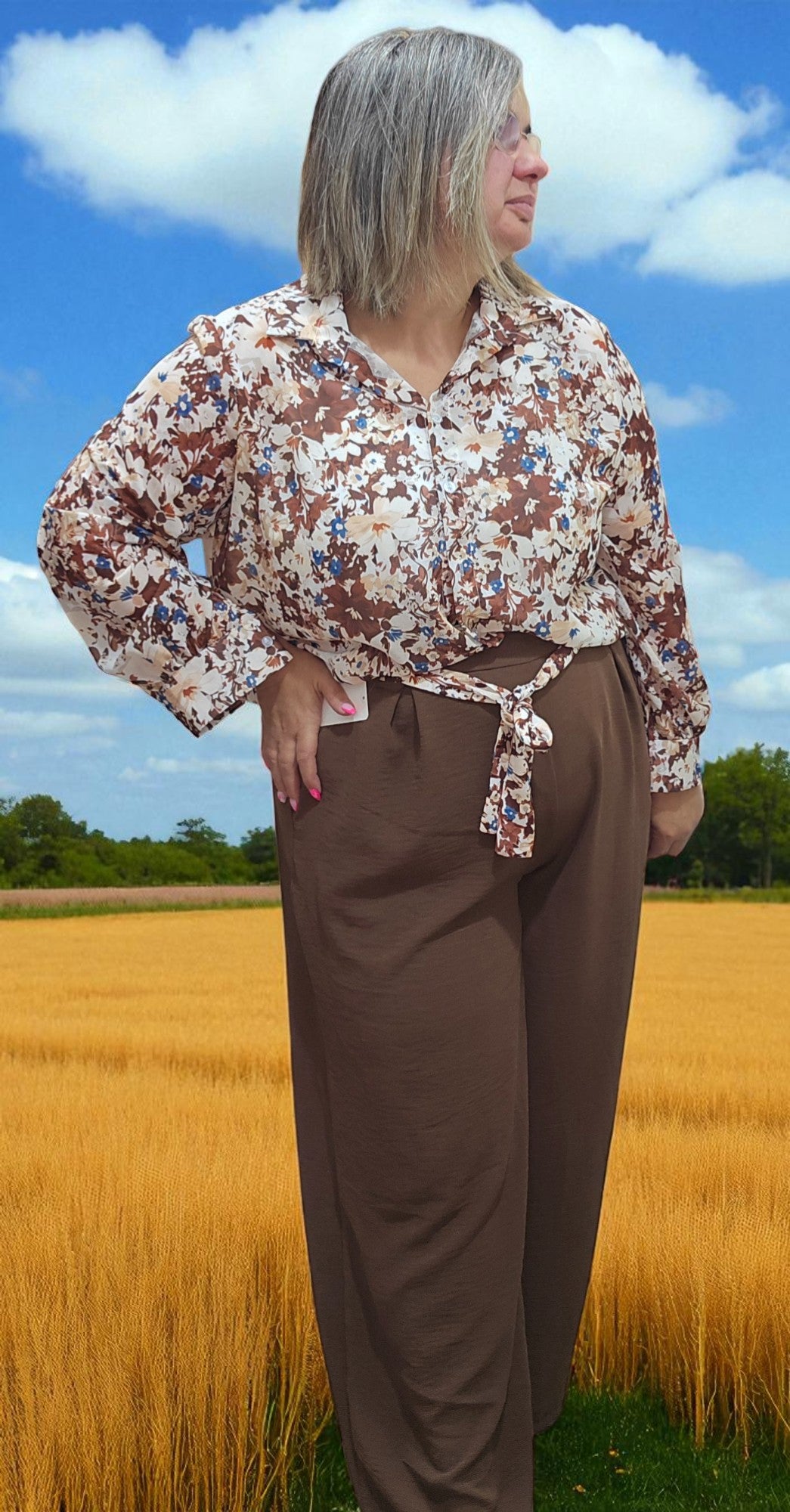 PANTALON SHANA CHOCO