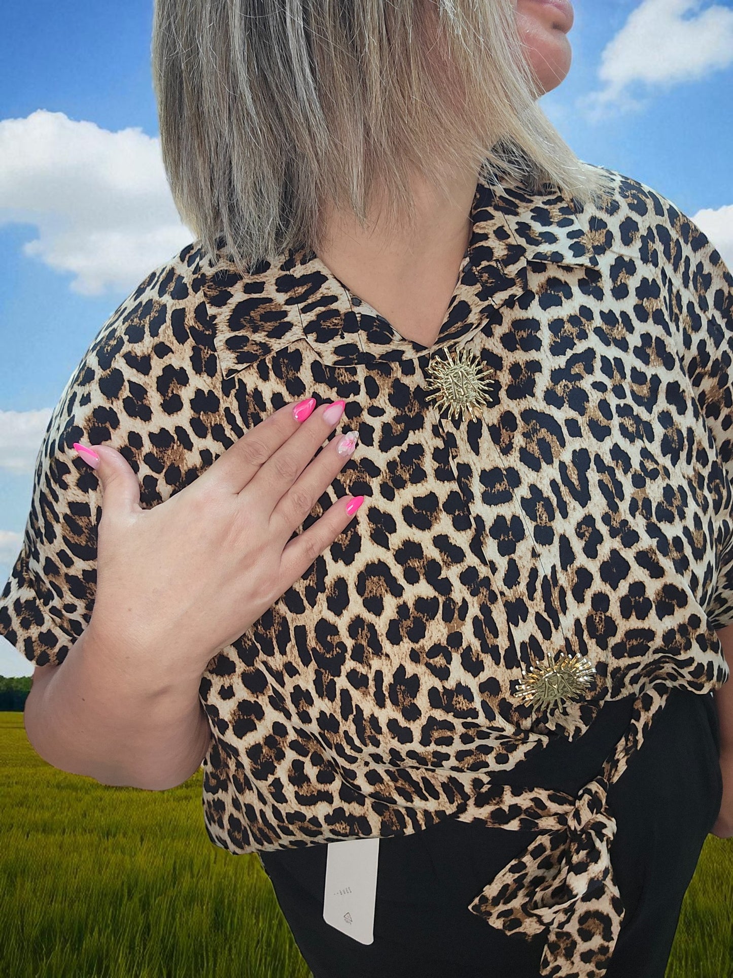 CHEMISIER ELIANA LEOPARD