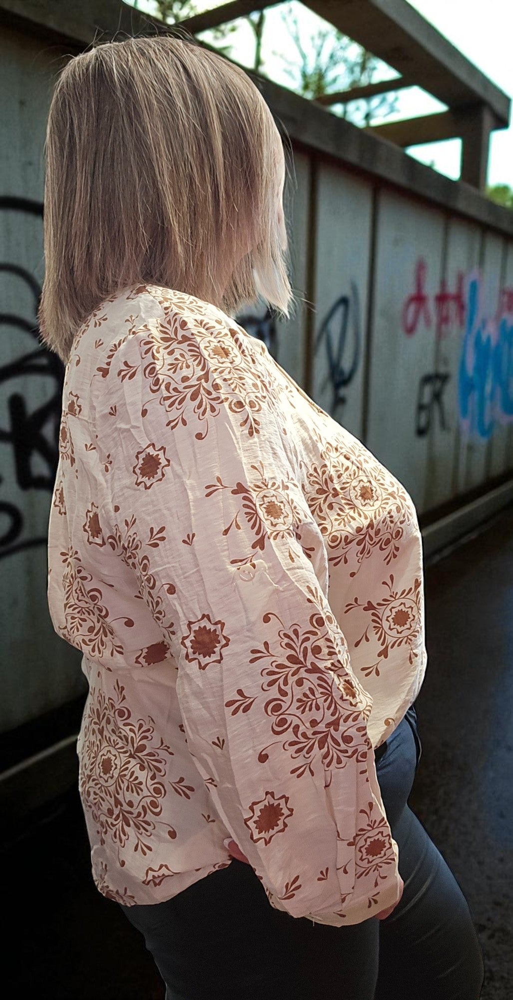 BLOUSE LIA CHOCO