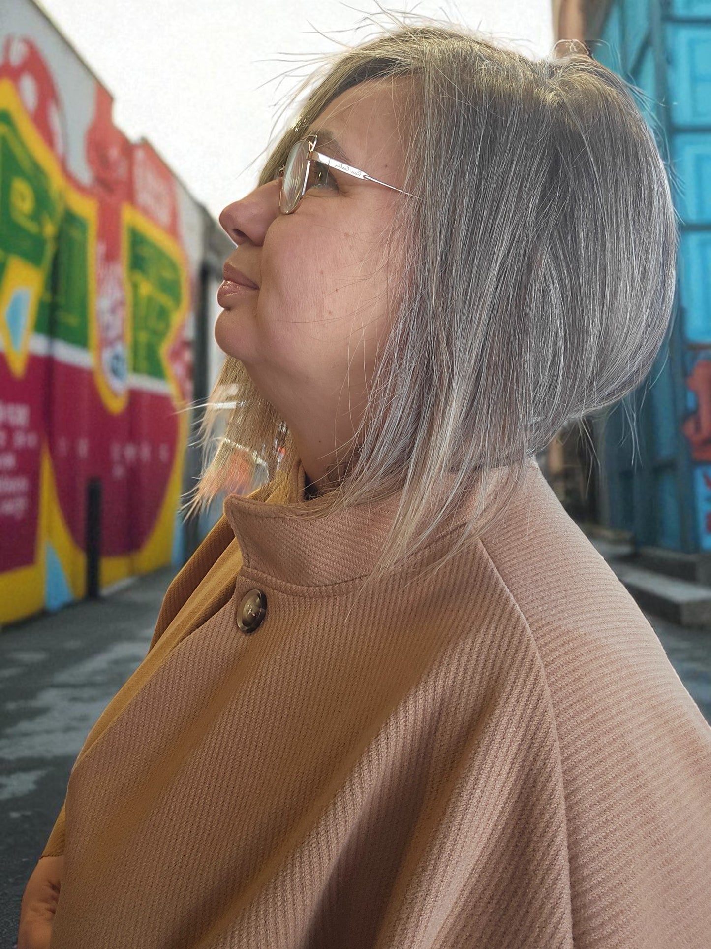 PONCHO/CAPE  ANGELA CAMEL