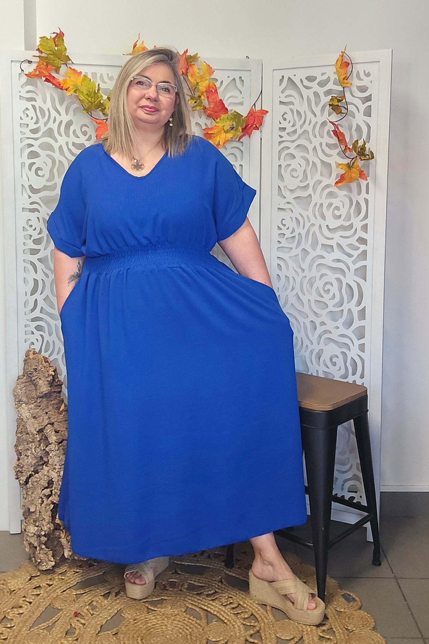 ROBE Romy bleu bic valable du du 42/44 au 50/52