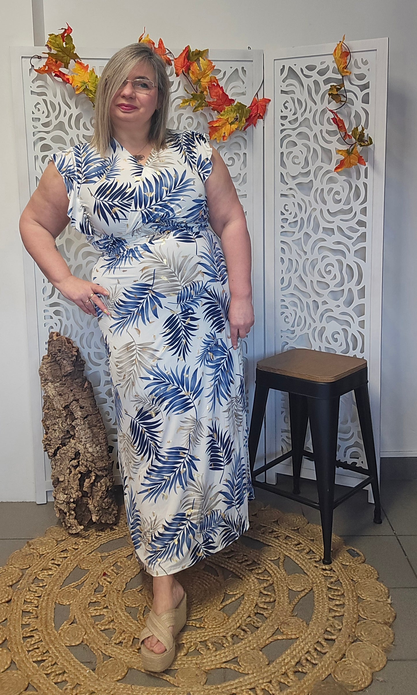 ROBE Ava Bleu valable du 38 au 48/50