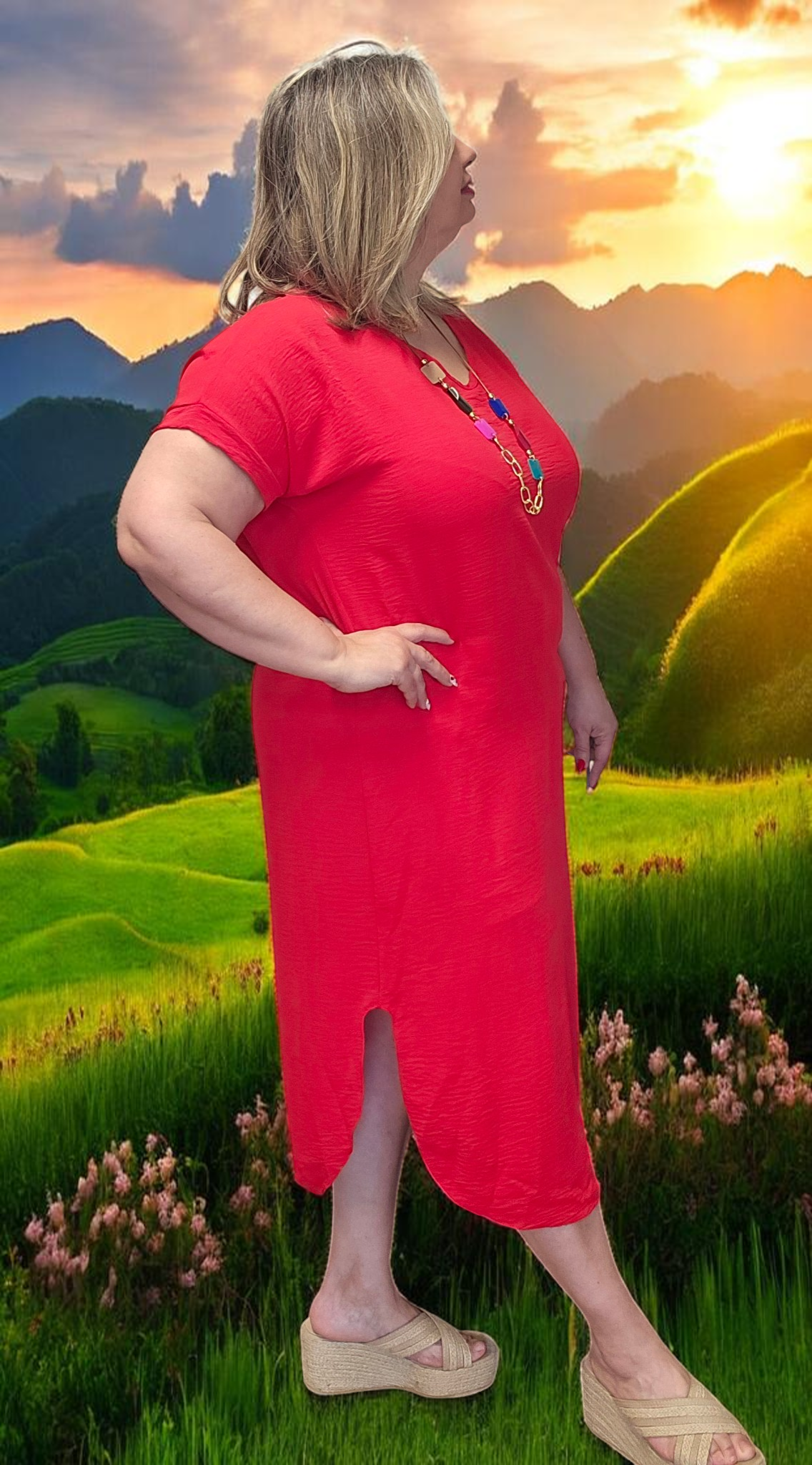 ROBE Anatolie Rouge du 38 au 46