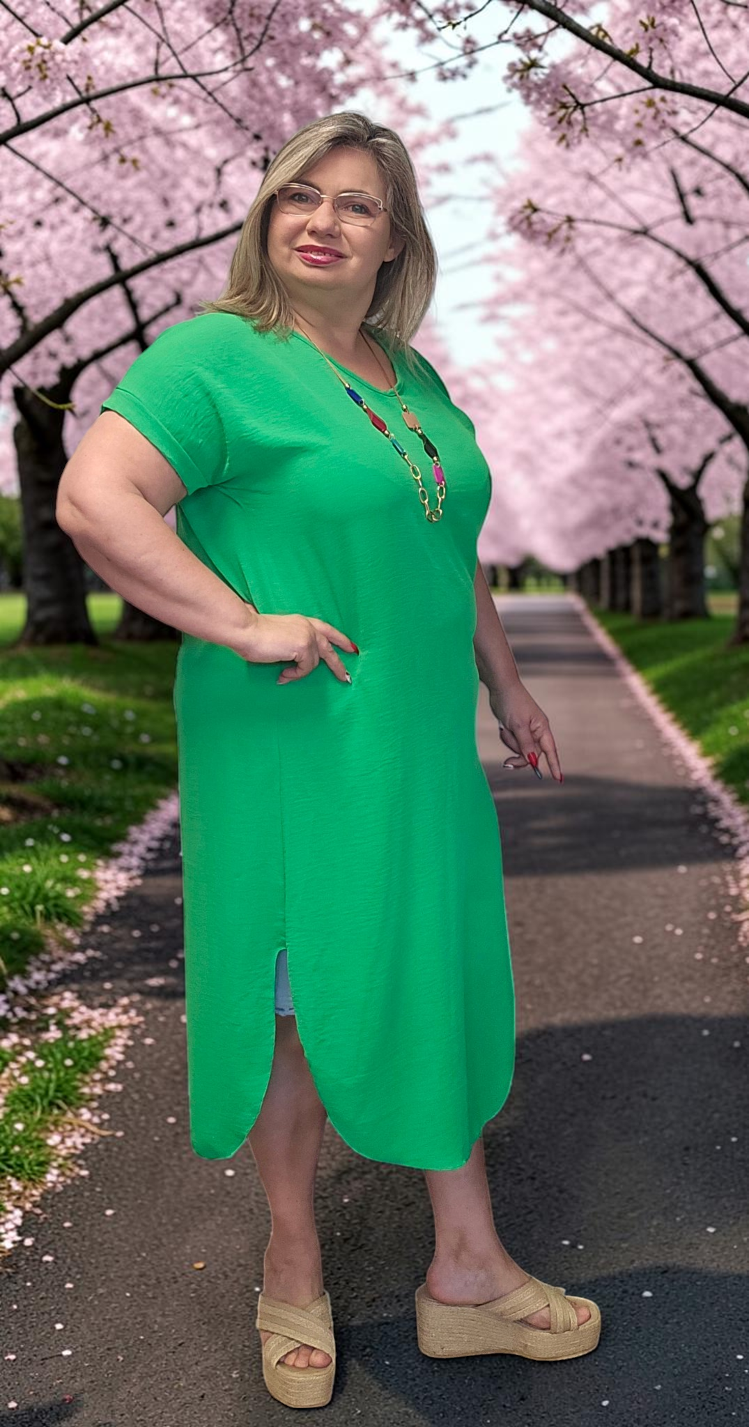 ROBE Anatolie vert gucci du 38 au 46/48