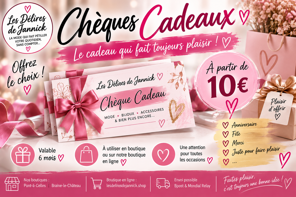 cheque cadeaux