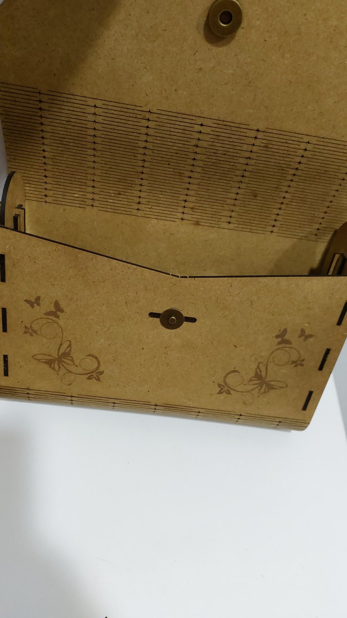 SAC EN BOIS "papillon"