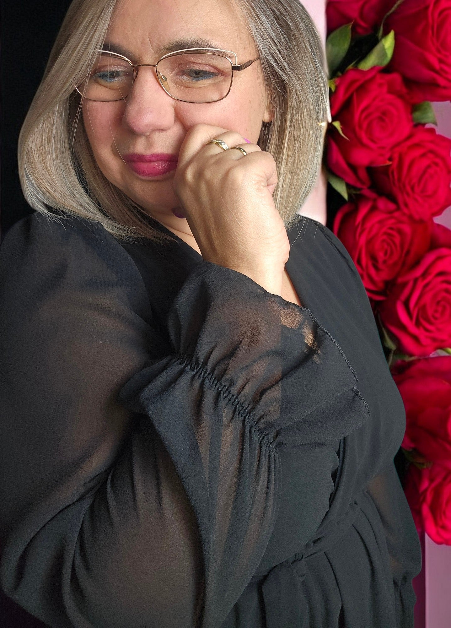 FANY Robe noir du 42 au48