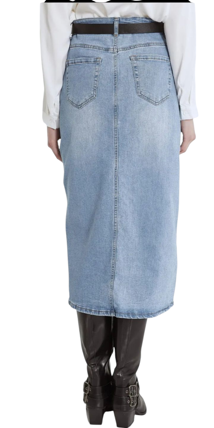 JUPE JEANS sans ceinture
