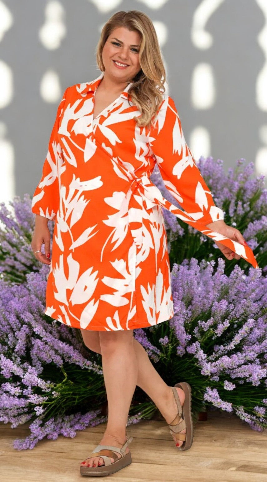 Robe orange christy