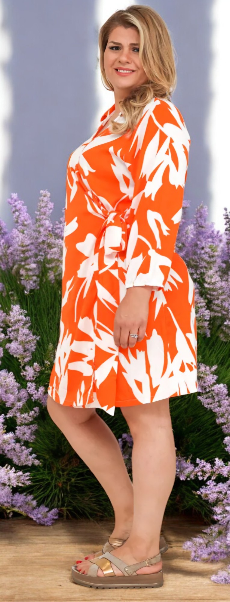 Robe orange christy