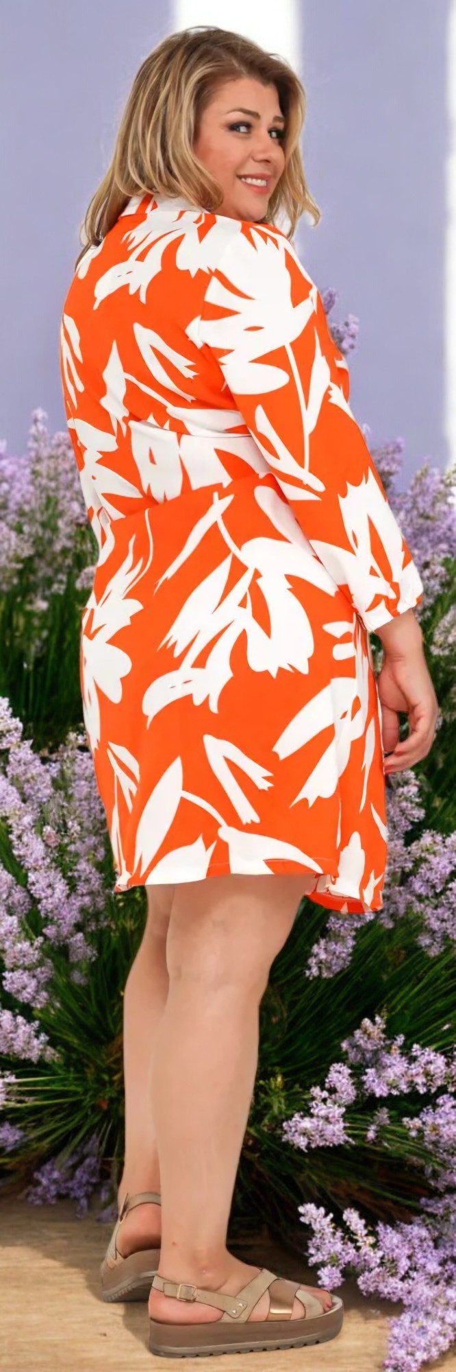 Robe orange christy