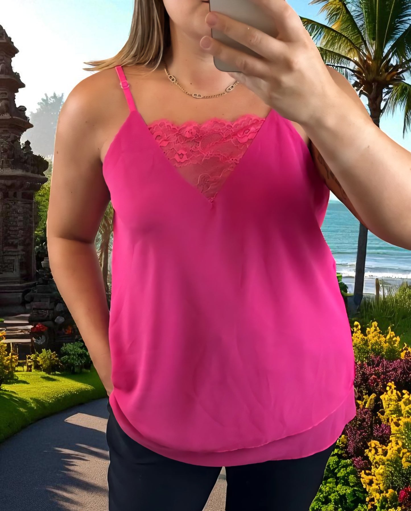 TOP ANNE FUSHIA