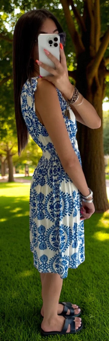 ROBE CATHY BLEU