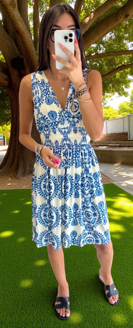 ROBE CATHY BLEU