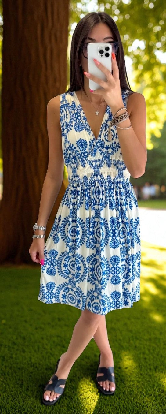 ROBE CATHY BLEU