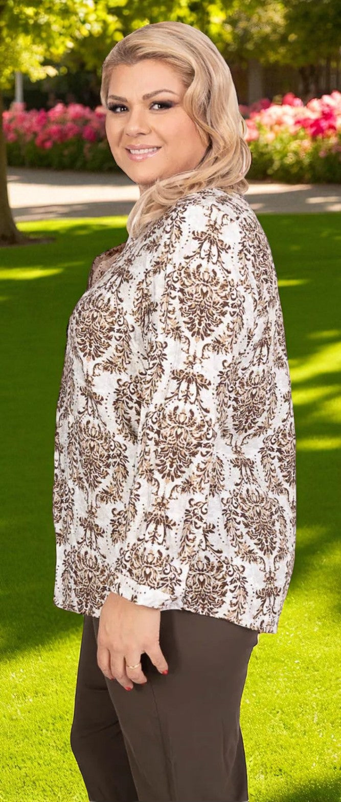 BLOUSE CLAIRE CHOCO