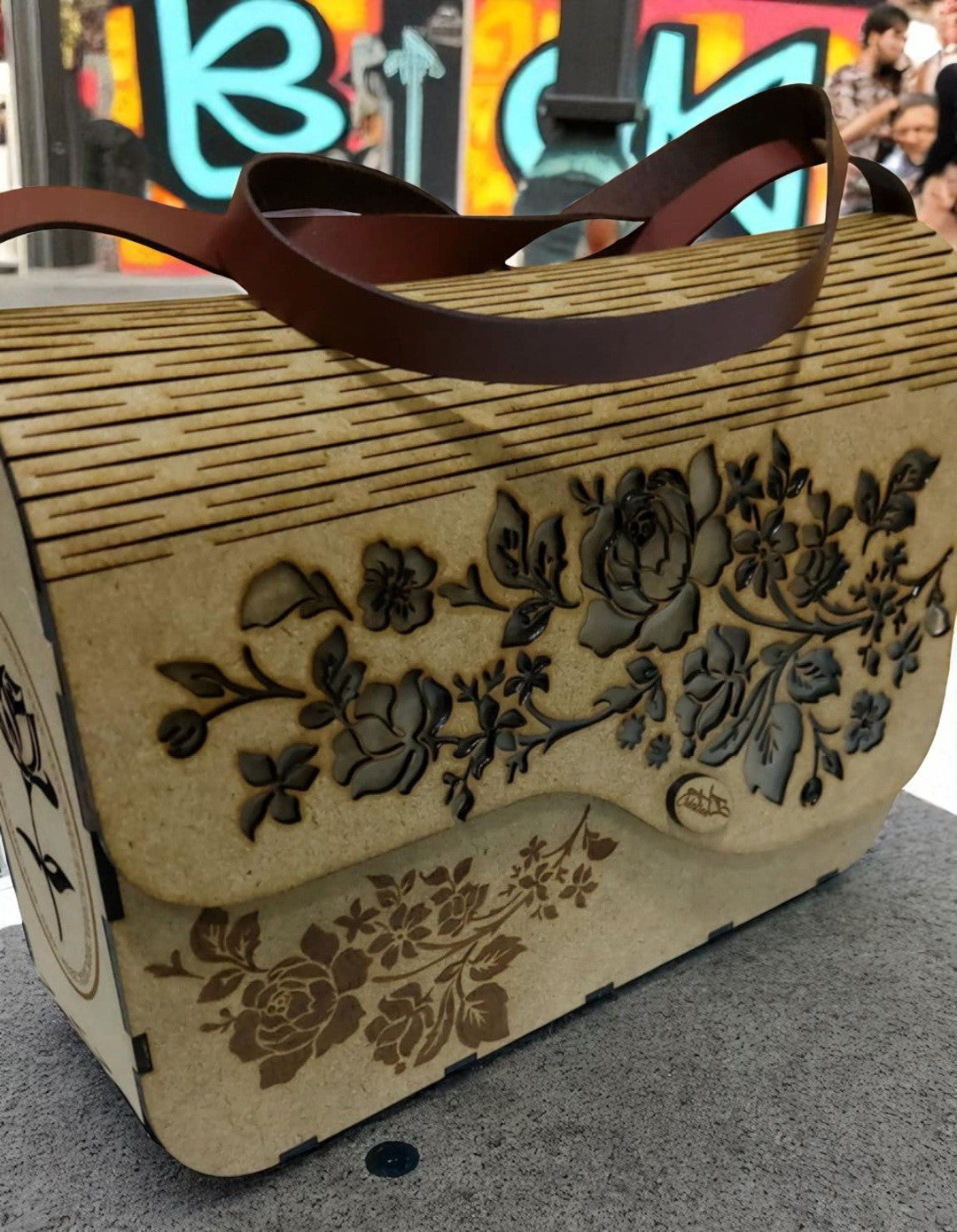 SAC EN BOIS "ROSE"