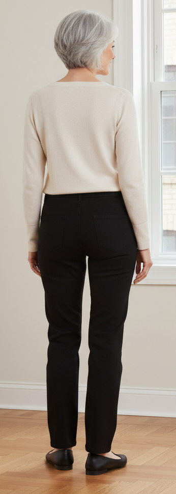 JEANS rosita noir Coupe droite G-SMACK du 38 au 48