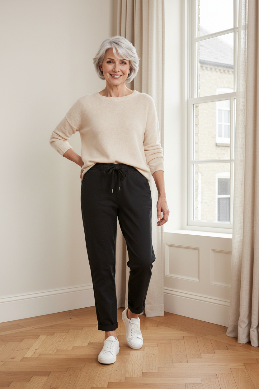 Pantajog ou pantalon magic Noir du 36 au 48/50