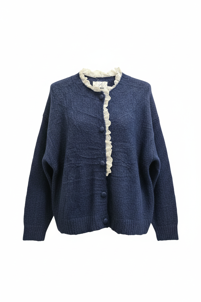 Gilet Flavie marine  valable du 38 au 44/46