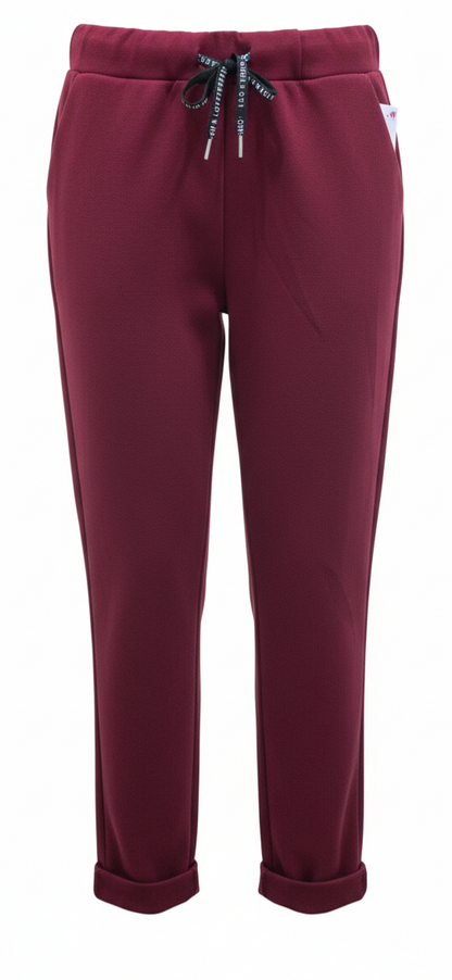 Pantalon june bordeau du 38 au 48