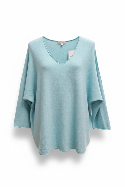 Pull Agnes Turquoise  valable du 44 au 54