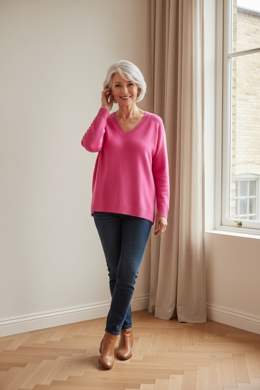 PULL Cristal Fushia du 38 au 44/46