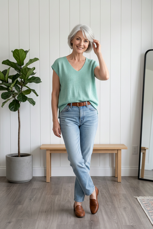 PULL Carole Vert d O valable jusqu au 46