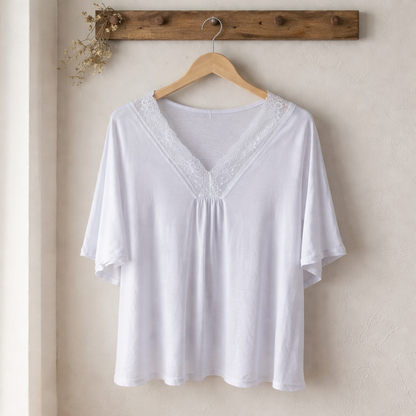 T-SHIRT Maelys Blanc valable jusqu au 46/48
