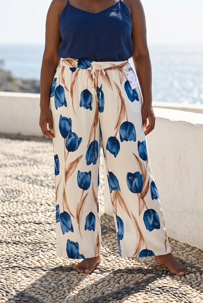 🌸 Pantalon Palazzo Fleuri 🌸